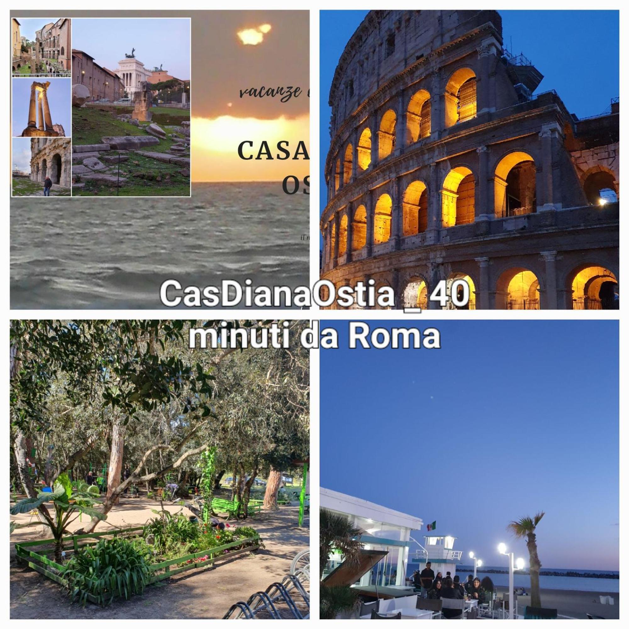 Casa Diana Ostia Apartment ภายนอก รูปภาพ